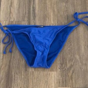 Blue String Bikini Bottom